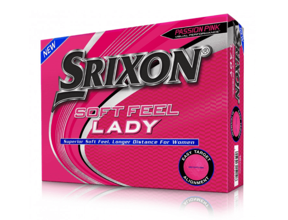 Srixon Lady Soft Feel Pink Ball - One Golf