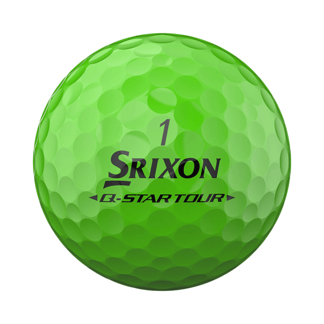 Srixon Q - Star Tour Divide White/Lime Green Golf Balls - One Golf