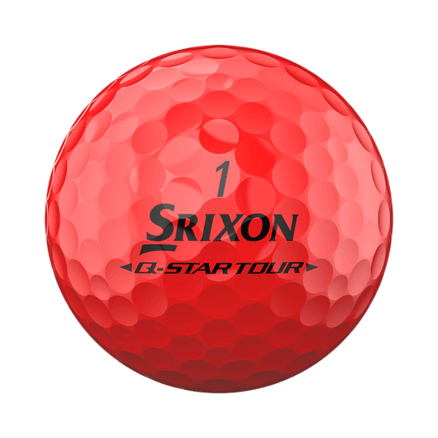 Srixon Q - Star Tour Divide Yellow/Red Golf Balls - One Golf