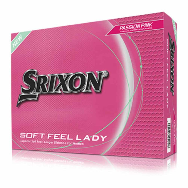 Srixon Soft Feel Lady 9 2025 Pink Golf Ball Sleeve - One Golf
