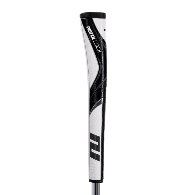 Super Stroke Black/White Zenergy Pistol Lock 2.0 Putter Grip - One Golf