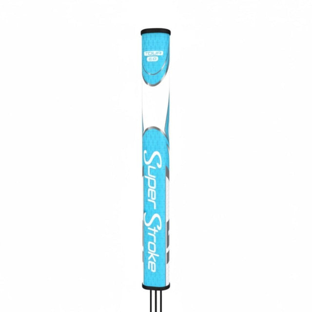 Super Stroke Zenergy 2.0 Sky/White Putter Grip - One Golf
