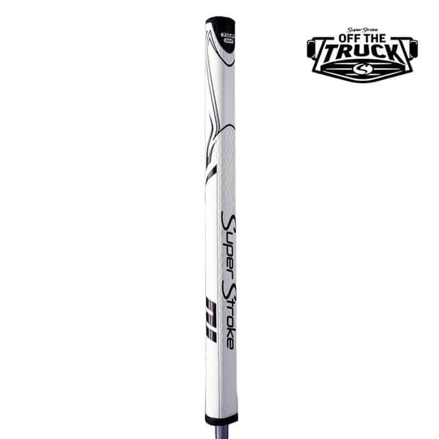 Super Stroke Zenergy Tour 3.0 17" Putter Grip - White/Black - One Golf