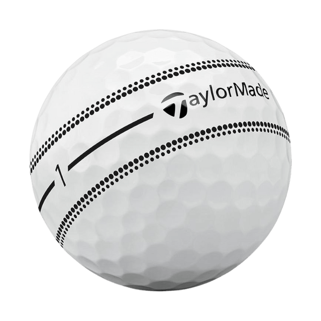 TaylorMade TP5 Stripe White Golf Balls - One Golf