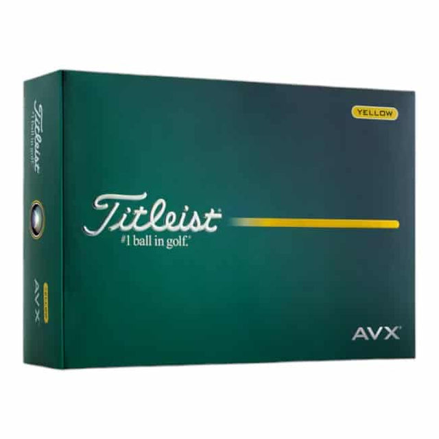 Titleist AVX 2026 Yellow Golf Balls