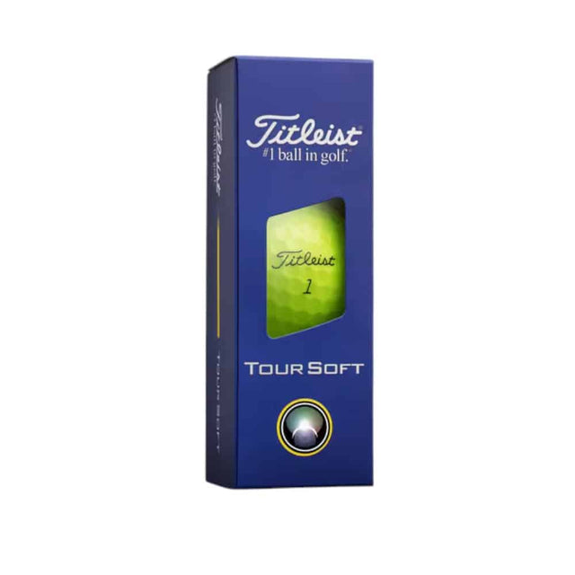 Titleist Tour Soft 2026 Yellow Golf Balls