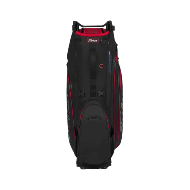 Titleist Hybrid 14 StaDry Black/Black/Red Stand Bag - One Golf