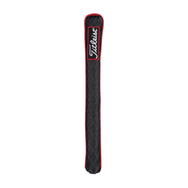Titleist Leather Jet Black Tour Alignment Stick Cover - One Golf