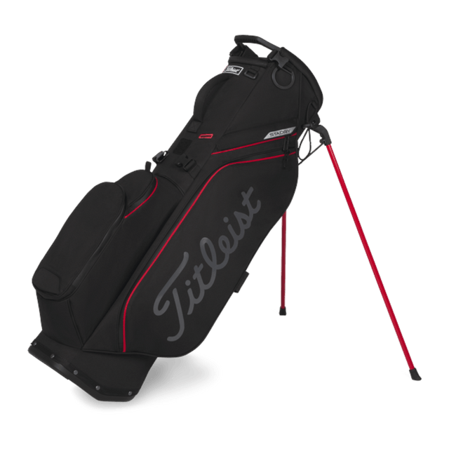 Titleist Players 4S StaDry Black/Red/Graphite Stand Bag - One Golf