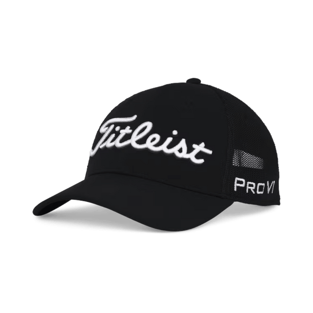 Titleist Tour Performance Mesh Black/White Cap - One Golf