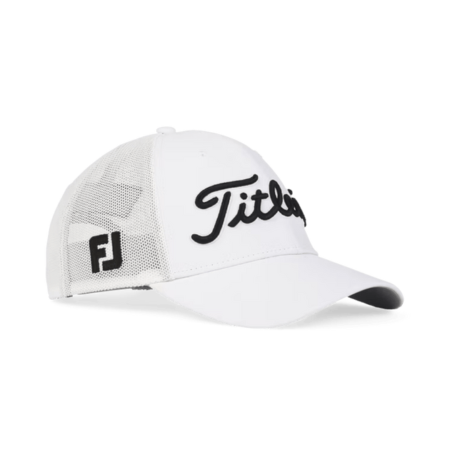 Titleist Tour Performance Mesh White/Black Cap - One Golf