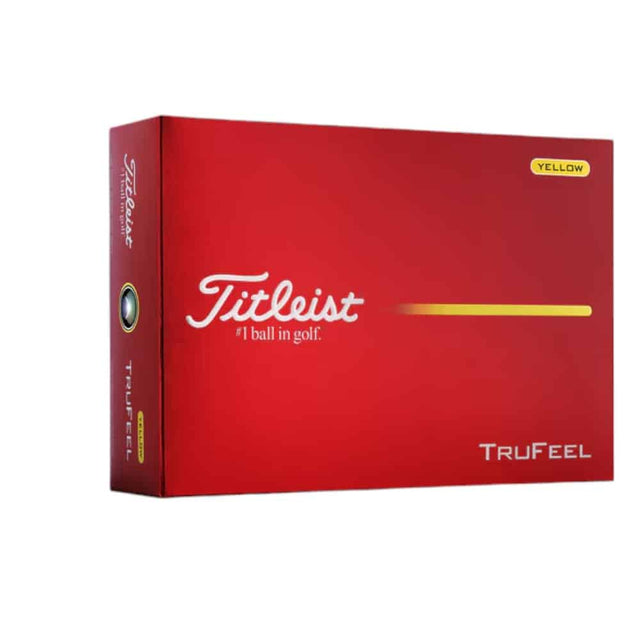 Titleist Trufeel 2026 Yellow Golf Balls - One Golf