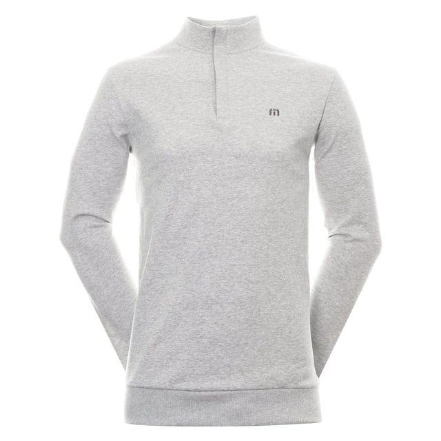 Travis Mathew Cloud 2.0 1/4 Zip Light Grey