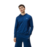 J.Lindeberg Roland Estate Blue Hood Outwear