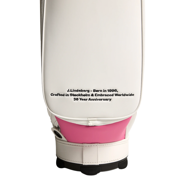 J.Lindeberg 30 Year Anniversary White/Pink Staff Bag