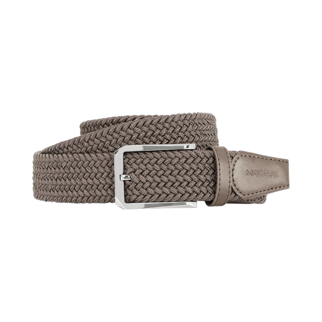 Macade Men's Elastic Ash Brown Belt