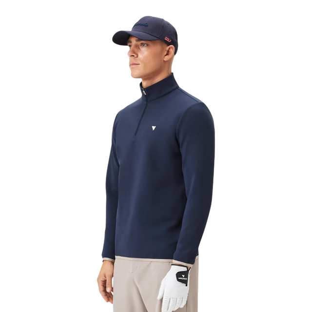 Macade Navy Blue Therma Quarter Zip