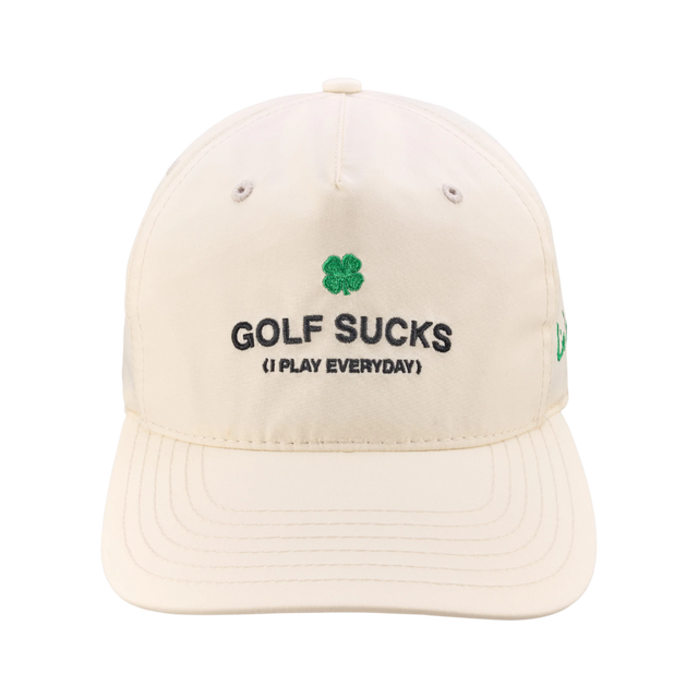Black Clover Golf Sucks Ivory Cap