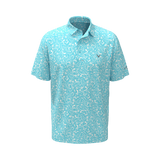 Callaway Floral Print Blue Shirt