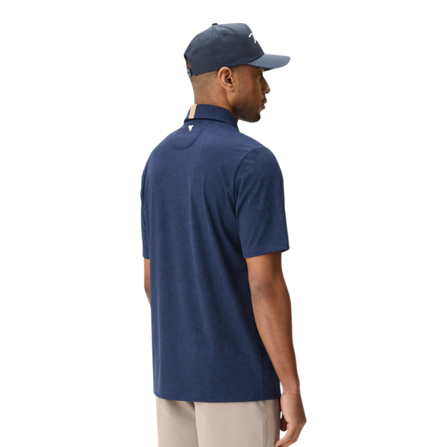 Macade Navy Paisley Core Polo Shirt