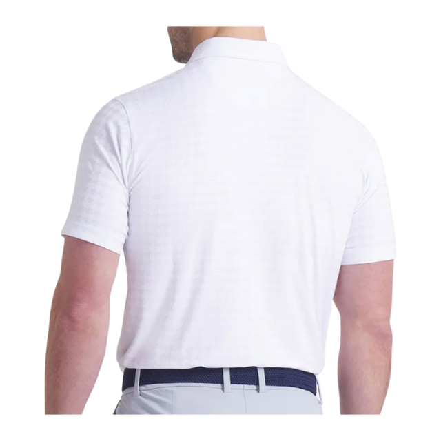 Puma MATTR Houndstooth White Glow Polo