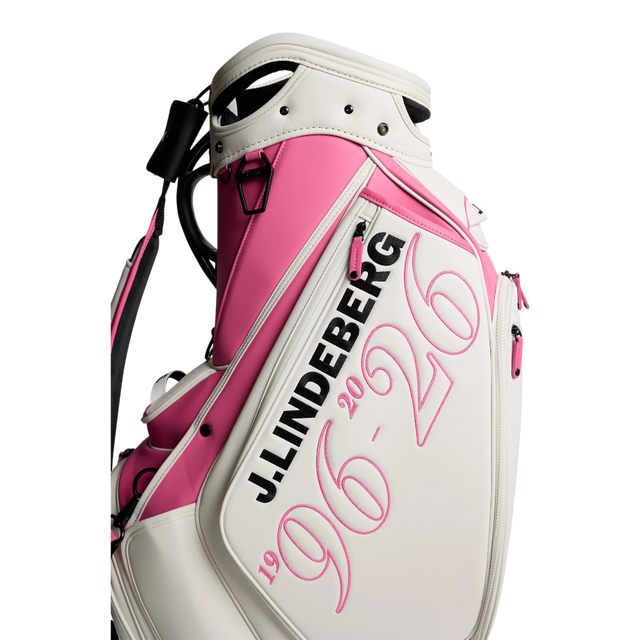 J.Lindeberg 30 Year Anniversary White/Pink Staff Bag