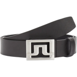 J.Lindeberg Slater 40 Pro Black Leather Belt