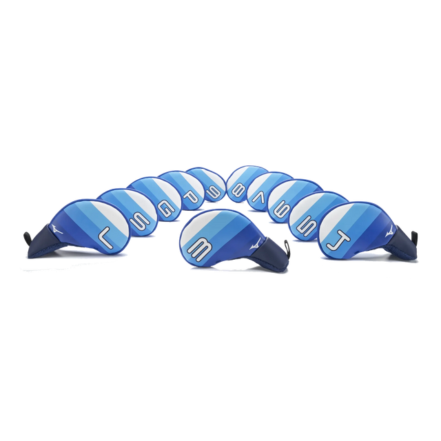 Mizuno Tour Iron White/Blue Headcovers