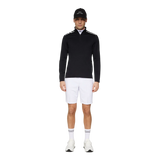 J.Lindeberg Leon Quarter Zip Black Mid Layer