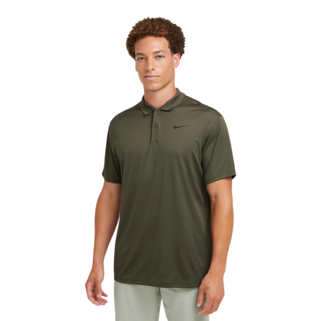 Nike Dri-Fit Victory Cargo Khaki/Black Golf Polo