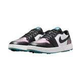 Nike Air Jordan 1 Low G Spiked Mineral Teal/White/Black Golf Shoe
