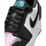 Nike Air Jordan 1 Low G Spiked Mineral Teal/White/Black Golf Shoe