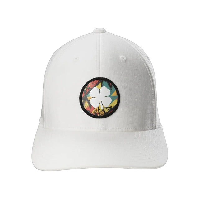 Black Clover Picasso White Snapback Cap