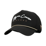 Macade Rope Course Black Snapback Cap