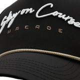 Macade Rope Course Black Snapback Cap