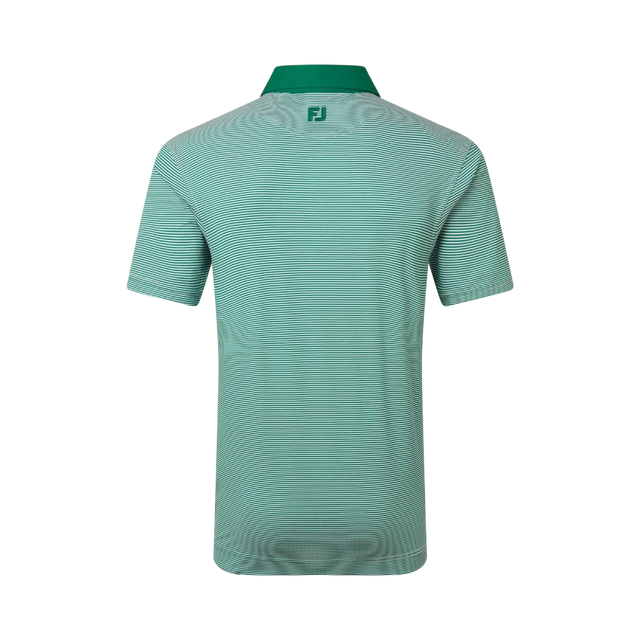 FootJoy EU Feeder Strip Piq Field Green Polo