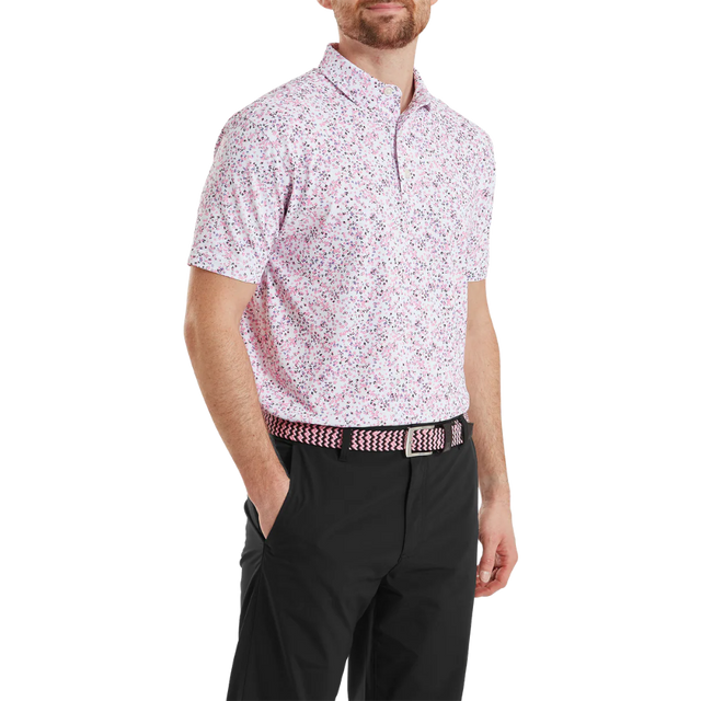 FootJoy Watercolour Print Pique Shirt