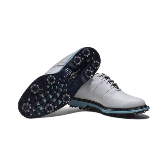 Footjoy Premiere Packard White Navy Shoe