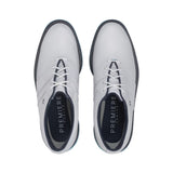 Footjoy Premiere Packard White Navy Shoe