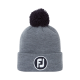 FootJoy Grey Pom Pom Knit Hat