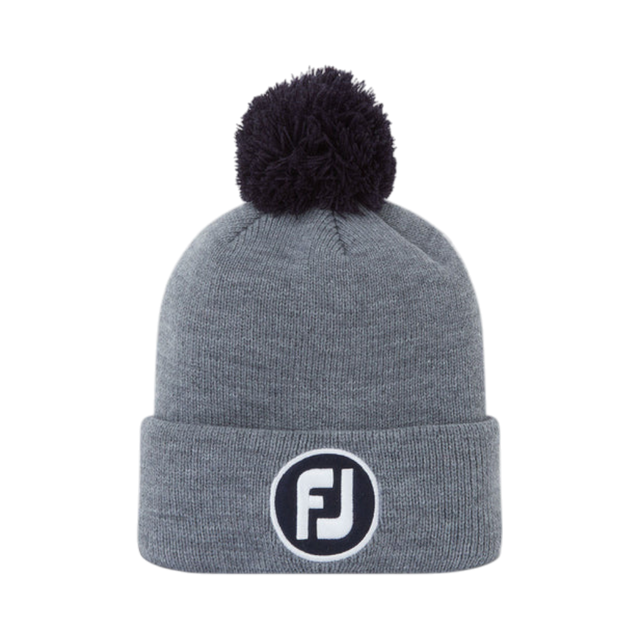 FootJoy Grey Pom Pom Knit Hat