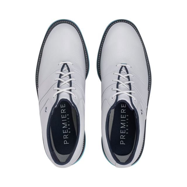 FootJoy Premier Series Packard White/Navy/Blue Golf Shoe