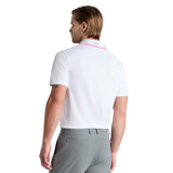G/FORE Camo Collar Performance Pique Snow Polo Shirt