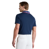 G/FORE Camo Collar Performance Pique Twilight Polo Shirt