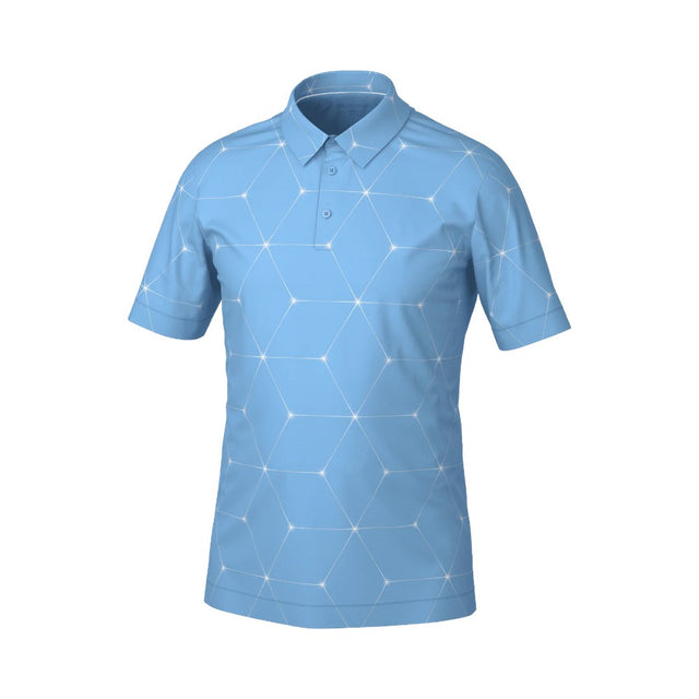Galvin Green Alaskan Milo Blue Golf Shirt