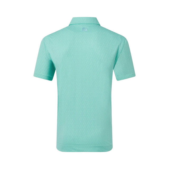 FootJoy Modernist Geo Pique Blue Reef Shirt