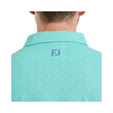 FootJoy Modernist Geo Pique Blue Reef Shirt