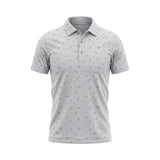 Swagg Boys Summer Vibes Dry Tech Performance White Grey Shirt