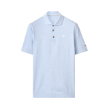 Macade Light Blue Ridgeweave TX Golf Shirt