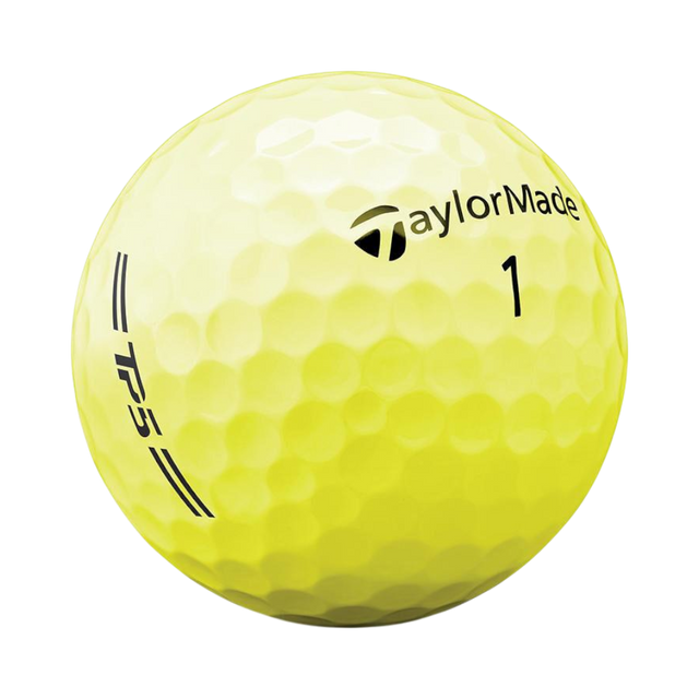 TaylorMade TP5 Hi-Vis Yellow Golf Balls